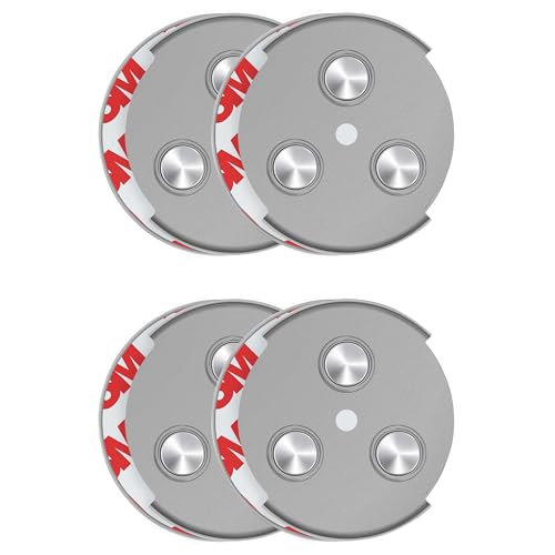 SAVS RMAX-45 Magnethalterung Rauchmelder Magnethalter 45mm - 4 Stück Set - Magnetbefestigung für Feuermelder - Brandmelder Magnetplatten Halterung - Magnet Befestigung Selbstklebend mit Klebepads SAVS RMAX-45 Magnethalterung Rauchmelder Magnethalter 45mm - 4 Stück Set - Magnetbefestigung für Feuermelder - Brandmelder Magnetplatten Halterung - Magnet Befestigung Selbstklebend mit Klebepads von SAVS