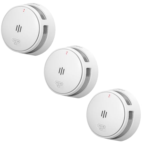 SAVS S10 Stand-Alone-Rauchwarnmelder - Integrierte Rauchmelder 10 Jahre Batterie - Optischer Doppelsensor - Fernbediente Mute-Funktion - Schlankes & Modernes Design - Einfache Installation - 3er Set SAVS S10 Stand-Alone-Rauchwarnmelder - Integrierte Rauchmelder 10 Jahre Batterie - Optischer Doppelsensor - Fernbediente Mute-Funktion - Schlankes & Modernes Design - Einfache Installation - 3er Set von SAVS