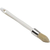 Runder Pinsel mit weißem ABS-Griff Savy 18 mm von SAVY