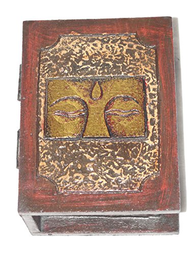 Holz Schatulle Buddha Eye I 13 cm von SAWA