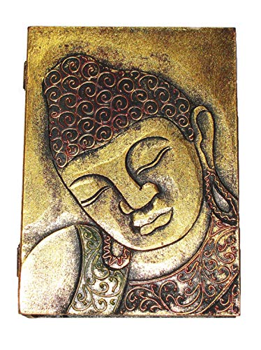 Holzschatulle Buddha I gold Schmuckschatulle Holzkästchen 20 cm Holz Schatulle mit Deckel Ordnungshüter von SAWA