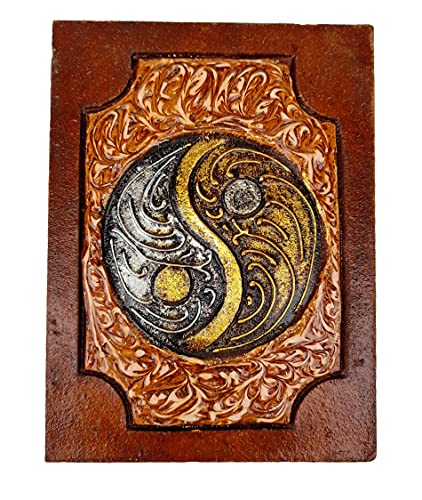 SAWA Schatulle Yin Yang I Schmuckschatulle Kästchen ca 15 cm Holzkiste Holzschatulle mit Deckel Ordnungshüter von SAWA