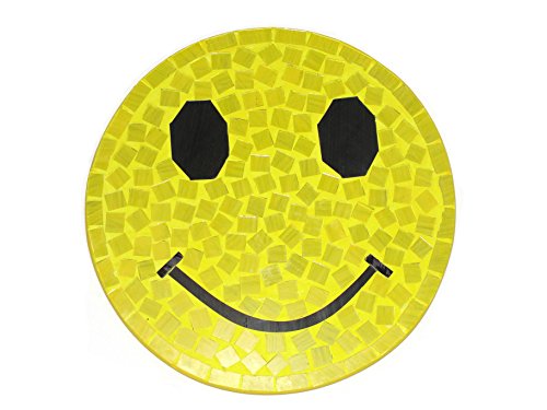 Smiley Happy Wandbild Glasmosaik Deko Wanddeko von SAWA