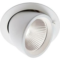 Saxby Axial - Integriertes LED-Einbauleuchte Mattweiß, Glas von SAXBY LIGHTING