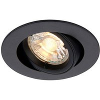 Saxby Lighting - Saxby Cast Einbau-Downlight Rund Einstellbar Matt Schwarz 80mm Ausschnitt Dimmbar von SAXBY LIGHTING