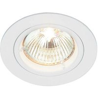 Saxby Cast - 1 Lichteinbau Downlight Gloss White, GU10 von SAXBY LIGHTING