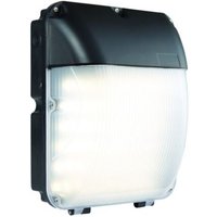 Saxby Lighting - Saxby Lucca - Integrierte led 1-Licht-Außenwandleuchte Mattschwarz, Opal IP44 von SAXBY LIGHTING