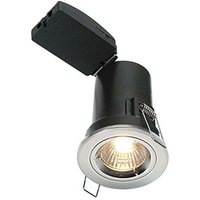 Saxby Shieldplus Mv - Feuer bewertet 1 Licht Einbau Downlight Chromplatte, GU10 von SAXBY LIGHTING