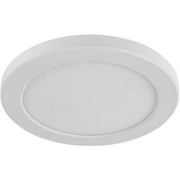 Saxby Stratusdisc Einstellbares cct IP44 18W Aufbau-Downlight, mattweiß strukturiert von SAXBY LIGHTING