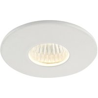 Saxby Lighting - Saxby lalo - Badezimmer Einbau Downlight 3000K IP44 4W Matt Weiß Farbe von SAXBY LIGHTING