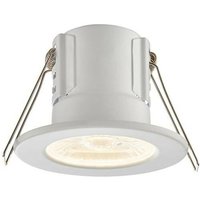 Saxby Shieldeco - Brandschutz Integriertes LED-Bad Einbauleuchte Mattweiß, Acryl IP65 von SAXBY LIGHTING