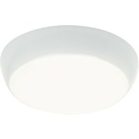 Saxby Vigor led microwave - Flush Deckenleuchte 325mm Round Flush IP44 16W Gloss White von SAXBY LIGHTING