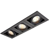 Saxby Lighting - Saxby Xeno Triple 3 Light Einbau-Titelbares Downlight Mattschwarz Dimmbar von SAXBY LIGHTING