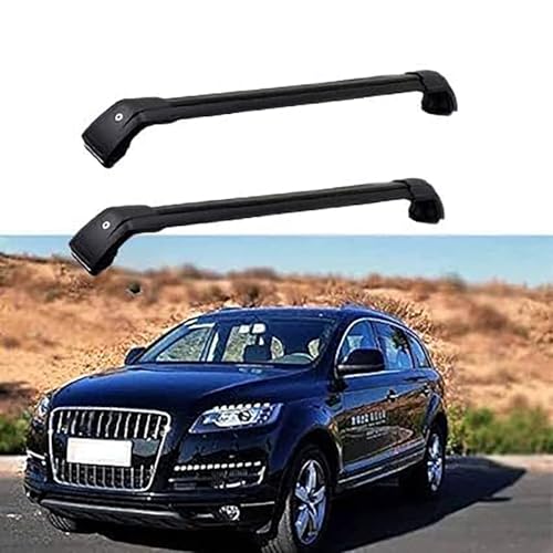 SAXCXCS Dachgepäckträger Dachträger für Audi Q7 2009 2010 2011 2012 2013 2014 2015 Aluminium Dachträger Relingträger Integrierte Dachreling,A von SAXCXCS