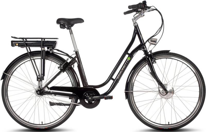 SAXONETTE E-Bike Fashion Plus 2.0, 7 Gang Shimano, Nabenschaltung, Frontmotor, 418 Wh Akku von SAXONETTE