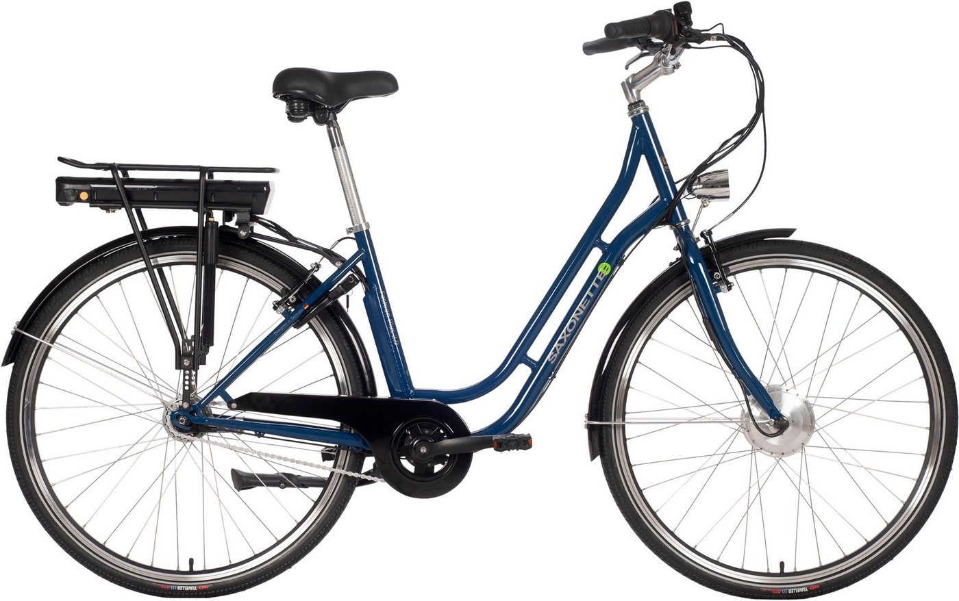 SAXONETTE E-Bike Fashion Plus 2.0, 7 Gang Shimano, Nabenschaltung, Frontmotor, 418 Wh Akku von SAXONETTE