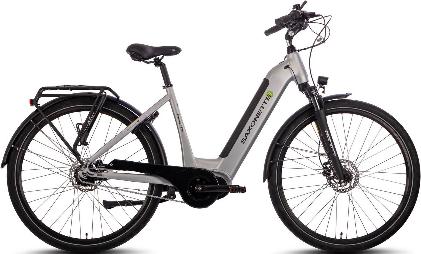 SAXONETTE E-Bike Quantum Plus, 8 Gang Shimano Nexus Schaltwerk, Nabenschaltung, Mittelmotor, 540 Wh Akku von SAXONETTE