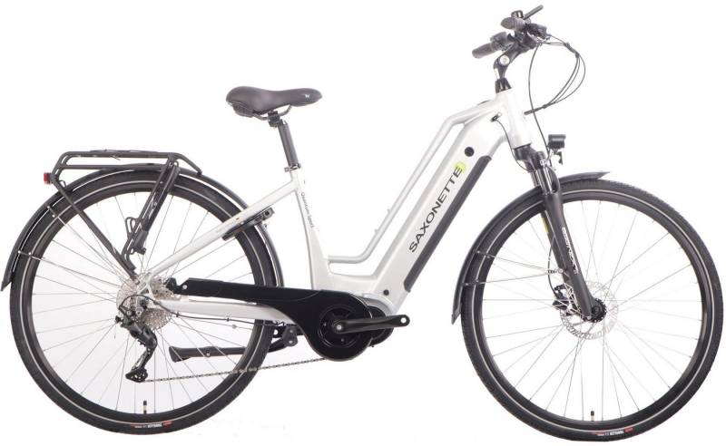 SAXONETTE E-Bike Quantum Sport, 10 Gang Shimano, Kettenschaltung, Mittelmotor, 540 Wh Akku von SAXONETTE