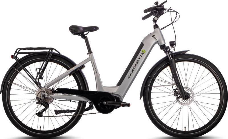 SAXONETTE E-Bike Quantum Sport Wave, 10 Gang Shimano, Kettenschaltung, Mittelmotor, 540 Wh Akku von SAXONETTE