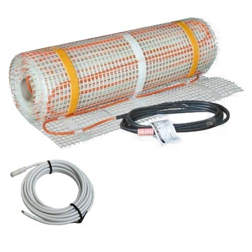 1000 Watt PREMIUM Fußbodenheizung elektrisch Fliese Bad Heizmatte 5 m² | 1000 Watt | 10,0 x 0,5 m OHNE Thermostat von SAXONICA