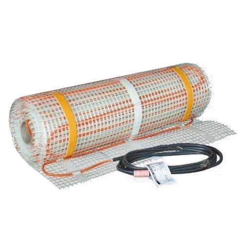 200 Watt PREMIUM Fußbodenheizung elektrisch Fliese Bad Heizmatte 1,0 m² | 200 Watt | 2,0 x 0,5 m OHNE Thermostat von SAXONICA