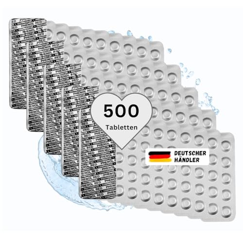 500 Test-Tabletten pH-Wert für elektrische Tester Photometer von SAXONICA