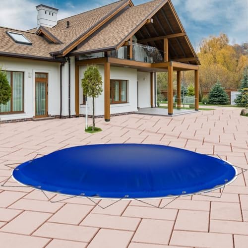 Aufblasbare Poolabdeckung Rundpool Ø 300 cm I Rund Pool 3 m I blau von SAXONICA