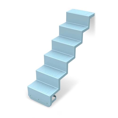 SAXONICA Pooltreppe Eleganz 60 I 5-stufig I Randbefestigung - lang I meerblau SAXONICA Pooltreppe Eleganz 60 I 5-stufig I Randbefestigung - lang I meerblau von SAXONICA