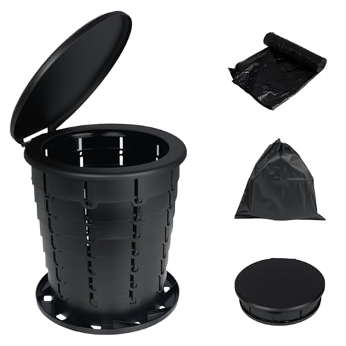 SAYA KIJI Camping Toilette Upgrade Einziehbare Tragbare Toilette Reise Toilette Einstellbare Höhe von SAYA KIJI