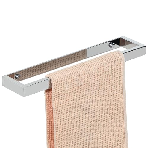 SAYAYO Handtuchhalter Ohne Bohren 30CM Handtuchstange Ohne Bohren Selbstklebend oder Zum Bohren Poliert Wandmontage Edelstahl Badetuchhalter für Badezimmer und Küche SAYAYO Handtuchhalter Ohne Bohren 30CM Handtuchstange Ohne Bohren Selbstklebend oder Zum Bohren Poliert Wandmontage Edelstahl Badetuchhalter für Badezimmer und Küche von SAYAYO