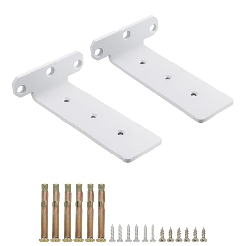 SAYAYO Regalhalterung Weiß Schwerlastwinkel Tablarträger 150mm Winkel Metall Wandmontage 4 Stück Regalhalterung Unsichtbar für Holz Regal SAYAYO Regalhalterung Weiß Schwerlastwinkel Tablarträger 150mm Winkel Metall Wandmontage 4 Stück Regalhalterung Unsichtbar für Holz Regal von SAYAYO
