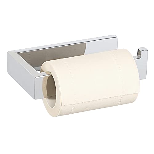 Toilettenpapierhalter, SAYAYO Klopapierhalter Chrom Edelstahl Toilettenpapierhalter Bohren Toilet Paper Holder WC Rollenhalter für Badezimmer und Küchen, EGKN2211-C von SAYAYO