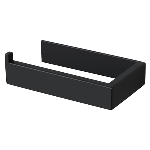 Toilettenpapierhalter Ohne Bohren, SAYAYO Toilettenpapierhalter Schwarz Klopapierhalter Selbstklebend Edelstahl Toilet Paper Holder WC Rollenhalter für Toilette und Badezimmer, EGJF2311L-3M-B-FBA Toilettenpapierhalter Ohne Bohren, SAYAYO Toilettenpapierhalter Schwarz Klopapierhalter Selbstklebend Edelstahl Toilet Paper Holder WC Rollenhalter für Toilette und Badezimmer, EGJF2311L-3M-B-FBA von SAYAYO