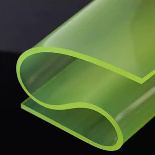 1 Packung 20"x20" Polyurethanplatte, Dicke 1mm-30mm PU-Platte, elastische Gummiplatte, ölverschleißfeste, stoßdämpfende Polsterdämpfungsplatte for die Industrie (Size : 500 * 500 * 2mm) von SAfweL