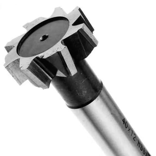 1PC Typ T Slot Fräser for Metall HSS Woodruff Key Sitz Router Bit Dicke 1-12mm durchmesser 8-25mm (Size : 12 * 3 * 8 * 60mm) von SAfweL