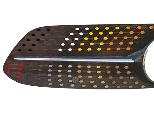 SB CarDesign Diamantgrill Folien Sticker für Mercedes CLS W257 C257 AMG Grillaufkleber (Schwarz) von SB CarDesign