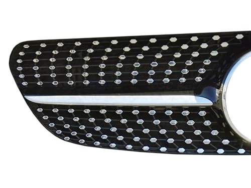 SB CarDesign Diamantgrill Folien Sticker für Mercedes E-Klasse W213 C238 A238 AMG Grillaufkleber (Chrom) von SB CarDesign