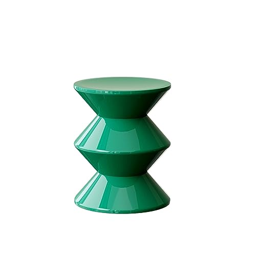 SBCC Nachttisch, Einfacher Beistelltisch-Aufbewahrungsschrank for Sofa-Wohnzimmer, PP-Material, 36 * 45 cm (Color : Green) von SBCC