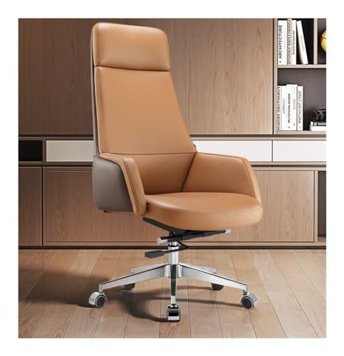 SBCGFY Chefsessel aus braunem Leder, Computer-Schreibtischstuhl, bequemer Gaming-Stuhl für das Arbeitszimmer zu Hause in kleinen Räumen SBCGFY Chefsessel aus braunem Leder, Computer-Schreibtischstuhl, bequemer Gaming-Stuhl für das Arbeitszimmer zu Hause in kleinen Räumen von SBCGFY