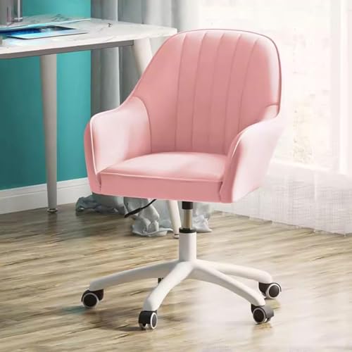 SBCGFY Drehstühle mit Armlehne, Schreibtischstühle mit mittlerer Rückenlehne für das Homeoffice, Computer-Arbeitsstuhl mit Rollen von SBCGFY