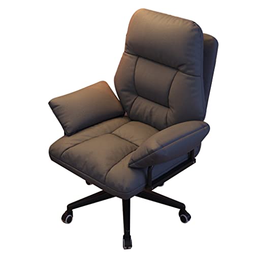 SBCGFY Ergonomische Bürostühle Gaming-Stuhl Liegestuhl Lazy Sofa für Schlafzimmer, Home-Office-Schreibtischstühle Arbeitszimmerstuhl Rückenlehne Verstellbare(Grau B) von SBCGFY