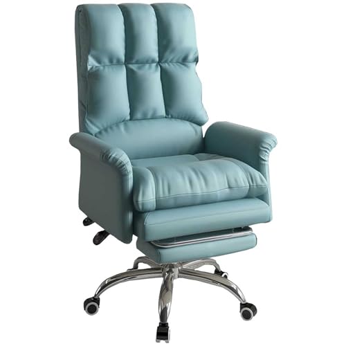 SBCGFY Executive Commercial Drehstuhl, Ergonomischer Executive Schreibtischstuhl, Verstellbarer Bürostuhl mit Hoher Rückenlehne, Moderner Drehstuhl mit Fußst(E) von SBCGFY