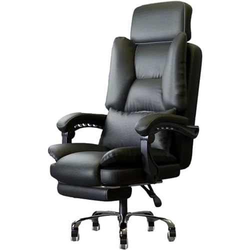 SBCGFY Höhenverstellbarer Chefsessel, Ergonomische Bürostühle mit Lordosenstütze, 360 ° drehbarer Schaukelstuhl mit Rädern, Managerstühle,C(C) von SBCGFY