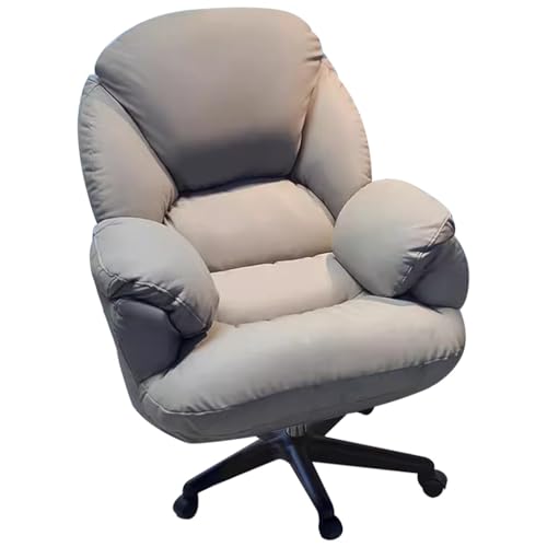 SBCGFY Lift Chair Recliners Gaming Chair Study Chair Ergonomische Bürostühle Lazy Sofa für Schlafzimmer, Home Office Schreibtischstühle Rückenlehne Verstellb(Grau a) von SBCGFY