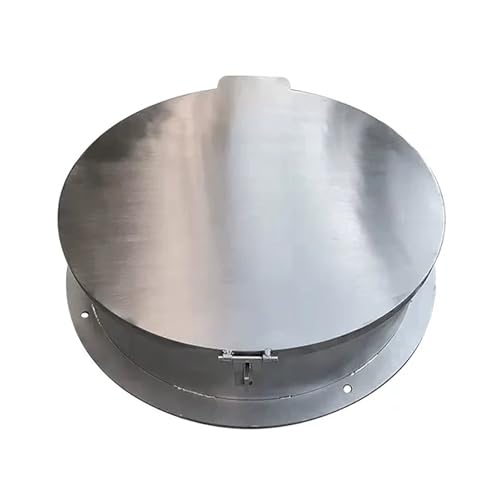 SBCWH Schachtdeckel aus Edelstahl mit Schloss, Runde Klärgrubendeckel und Rahmen, Anschraubbarer Inspektionsdeckel aus Metall für Gehwege im Garten im Außenbereich(70cm/28in) von SBCWH