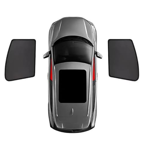 Für Hongqi HS7 HS3 H6 2023 2024 2025 snap-on Sonnenschutz Auto Sonnenblende, Sonnenschutz mit Zertifiziertem UV Schutz, Nachhaltiges Hochwertiges Schutz,B 2 Front Windows von SBHBS