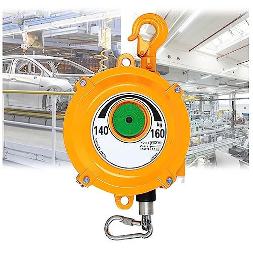 Federausgleicher， Einziehbarer Werkzeug-Balancer-Halter for Aufhängen des Werkzeugs, um die Ausrüstung stabil zu halten, die Arbeitseffizienz zu verbessern und Ermüdung zu reduzieren(140-160kg) von SBJKLYRN