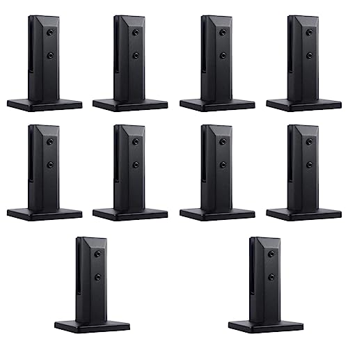 Glasklemme， 10er Set Glasklemmen Edelstahl Verstellbare Klemmen mit Schrauben und Gummischeiben Zapfenklemme Zuverlässiger von SBJKLYRN
