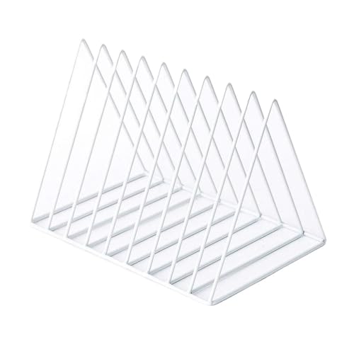 SBJKLYRN Dokumentenbox， Desktop-Dateiregal, Bücherregal aus Metall, einfaches Aufbewahrungsregal for die Datensortierung im Büro, geeignet das Home Office von SBJKLYRN