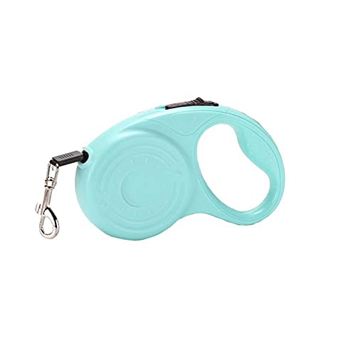 SBJKLYRN Hundeleine， Einziehbare Hundeleine, 3 m, einziehbare Hundeleinen, automatisch verstellbar, ausziehbares Nylon-Hundeleine-Seil for Welpen und Katzen, Grau(Blue) von SBJKLYRN